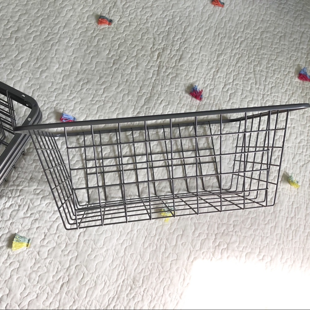 IKEA | Gray Metal Storage Bin